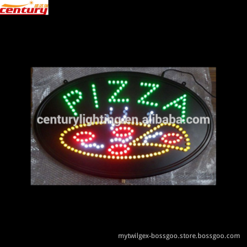 chinese factory pizza animated led sign